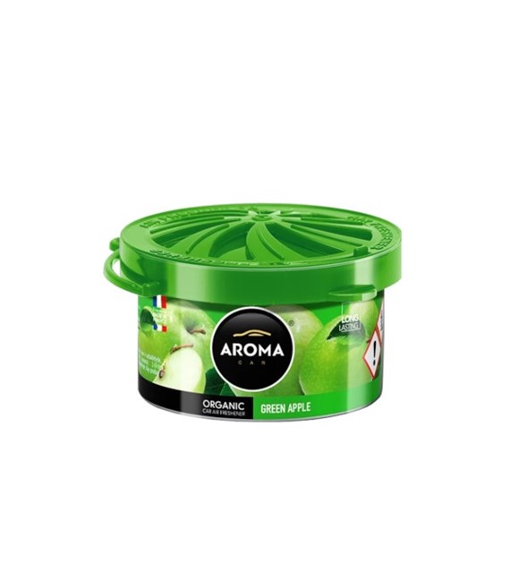 Zapach AROMA CAR Organic GREEN APPLE *  *000615* (op. 12szt)