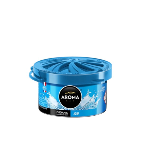Zapach AROMA CAR Organic AQUA*  *000609* (op. 12szt)