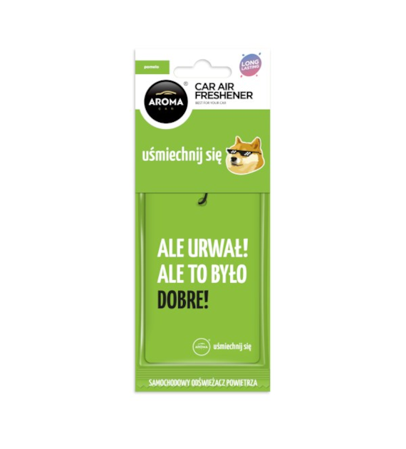 Zapach AROMA CAR Cellulose Let's Smile POMELO *  *106669* (op. 24szt)