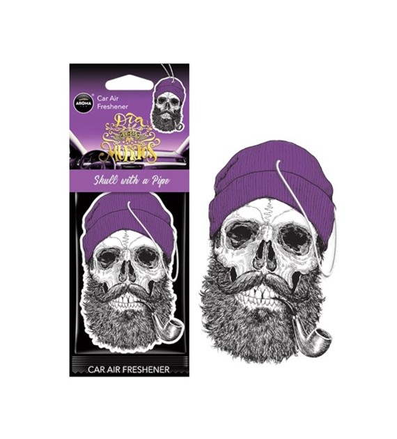 Zapach AROMA CAR Muertos SKULL WITH A PIPE *  *103811* (op. 24szt)