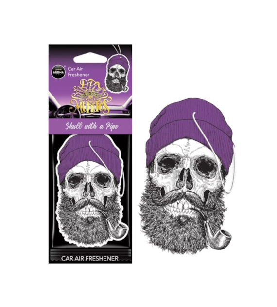 Zapach AROMA CAR Muertos SKULL WITH A PIPE *  *103811* (op. 24szt)