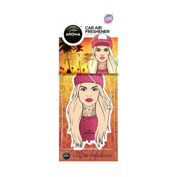 Zapach AROMA CAR Cellulose HYPE GIRL CAP *  *832638* (op. 24szt)