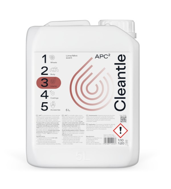 CLEANTLE APC - uniwersalny środek do czyszczenia wnętrza 5l Lime/Mint WW