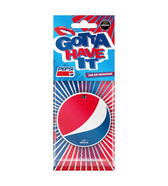 Zapach AROMA CAR Pepsi GLOBE Cellulose Sparkling * zawieszka podkładka  *102487* (op. 36szt) qq