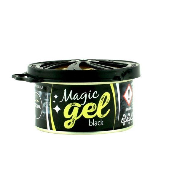 Zapach AROMA CAR Magic Gel BLACK  *104283* (op. 12szt)