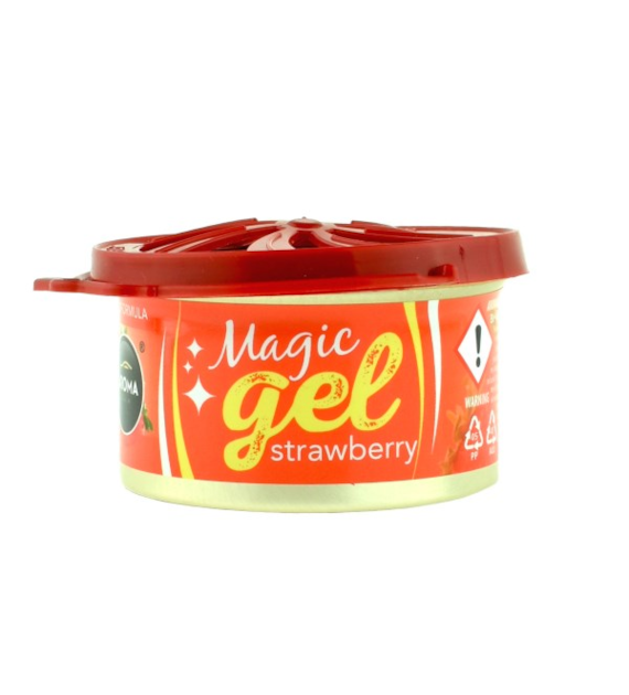 Zapach AROMA CAR Magic Gel STRAWBERRY  *109837* (op. 12szt)