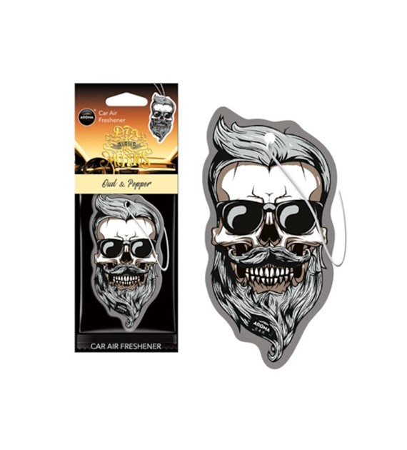 Zapach AROMA CAR Muertos OUD&PEPPER  *831204* (op. 24szt)