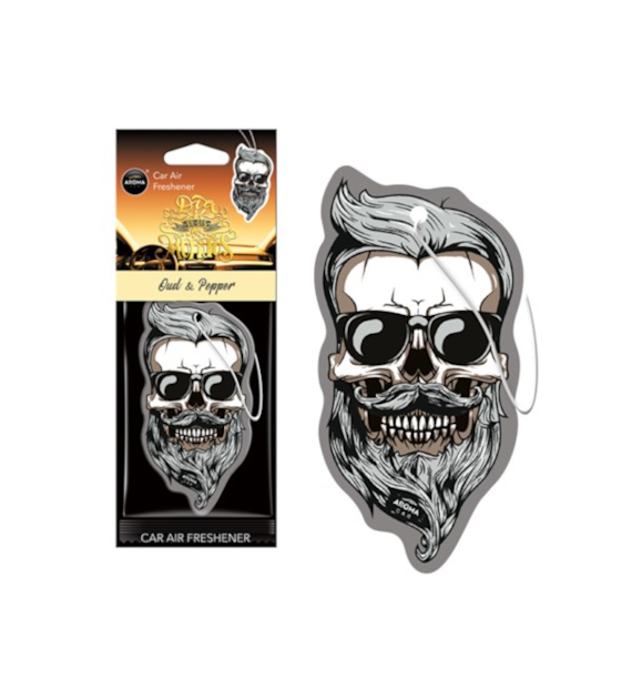 Zapach AROMA CAR Muertos OUD&PEPPER  *831204* (op. 24szt)