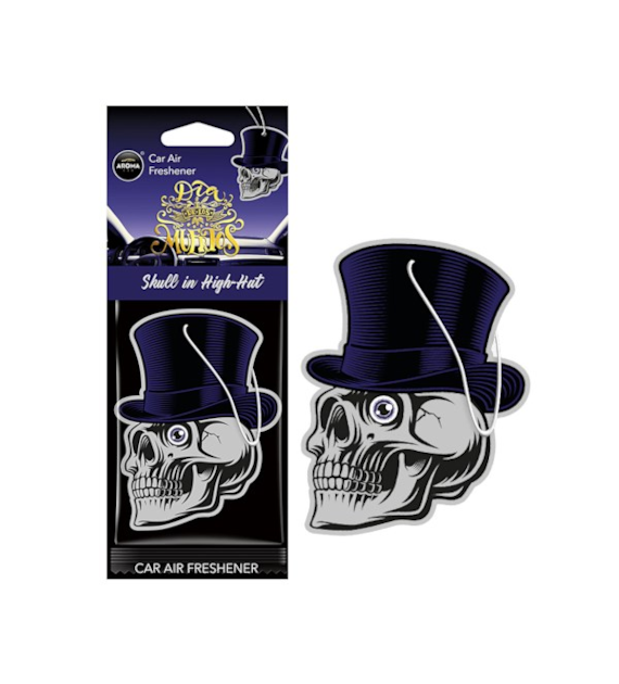 Zapach AROMA CAR Muertos SKULL IN HIGH HAT  *103804* (op. 24szt)