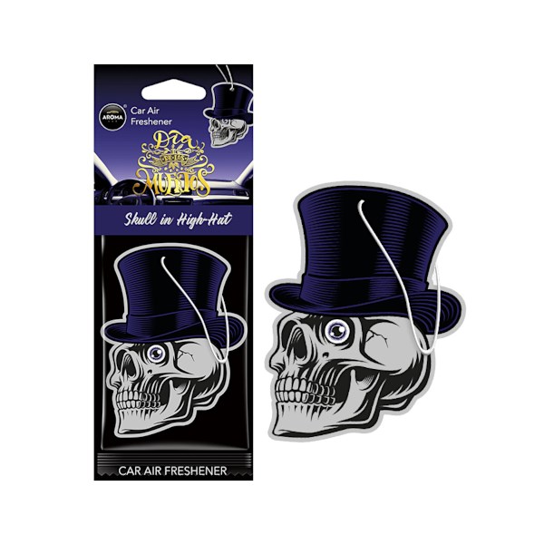 Zapach AROMA CAR Muertos SKULL IN HIGH HAT  *103804* (op. 24szt)