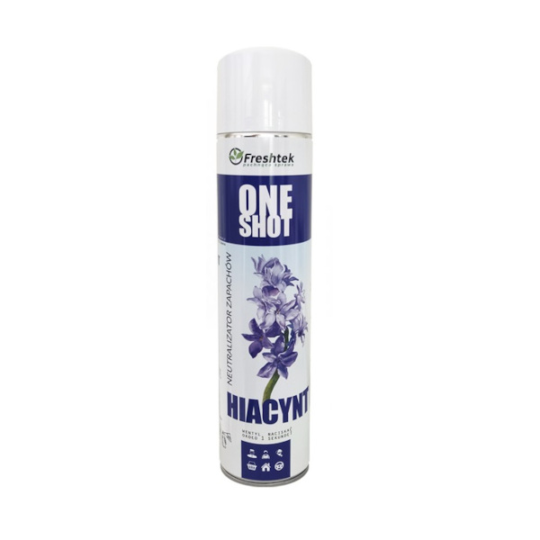Zapach ONE SHOT Hiacynt 600ml neutralizator FRESHTEK