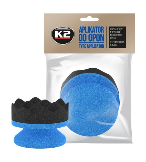 K2 Aplikator gąbkowy do opon (op. 24szt) (K720)