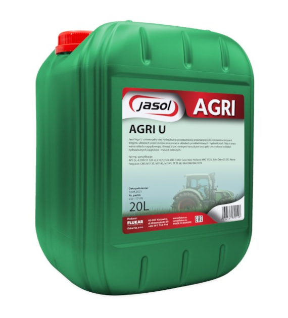 Olej JASOL AGRI U  20l  (zam. AGROL U)