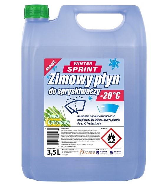 Płyn do sprysk.zimowy WINTER SPRINT -20C op. 3.5l    ATAS etanol Trawa Cytrynowa
