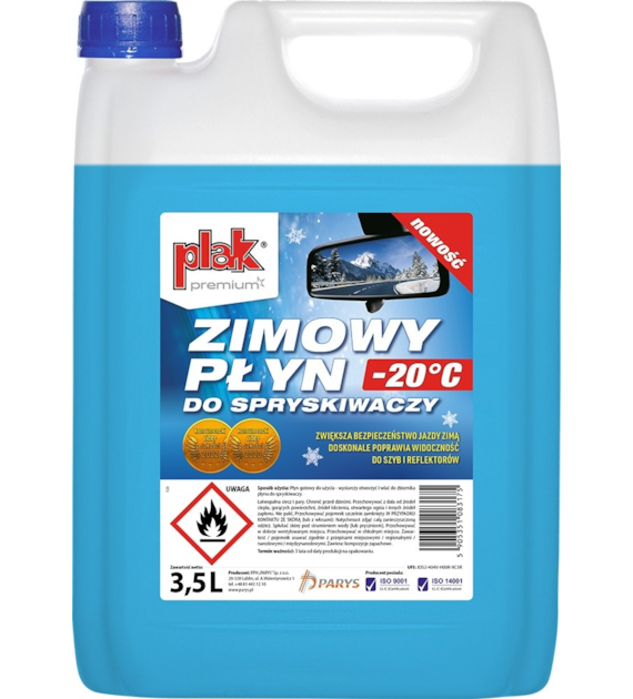 Płyn do sprysk.zimowy PLAK -20C op. 3,5l etanol
