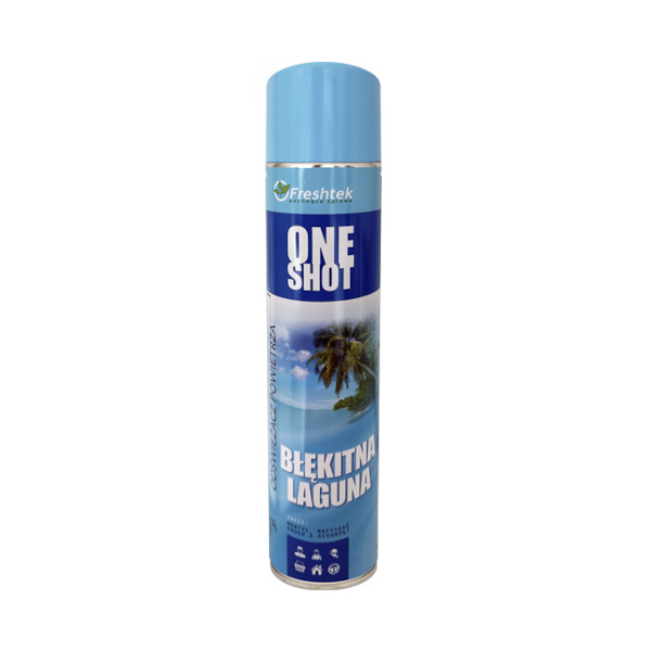Zapach ONE SHOT Błękitna Laguna 600ml odświeżacz FRESHTEK