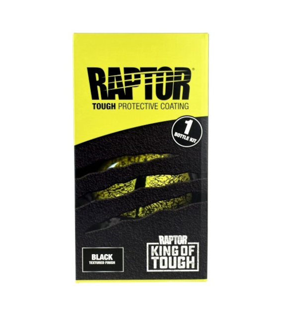 RAPTOR Środek ochrony karoserii epoksydowy czarny 711ml + 237ml utwardzacz