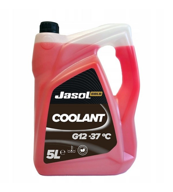 Olej JASOL GOLD Coolant Płyn do chłodnic -37 G12+  5l różowy