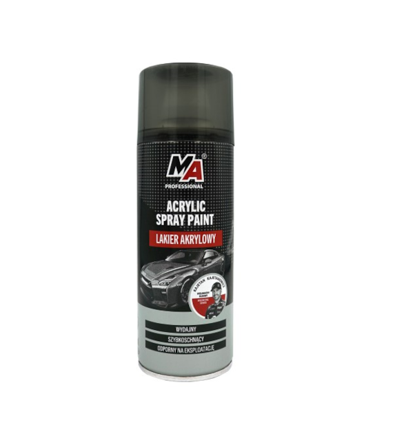 MA PRO Lakier akrylowy CZARNY POŁYSK 400ml 20-B58