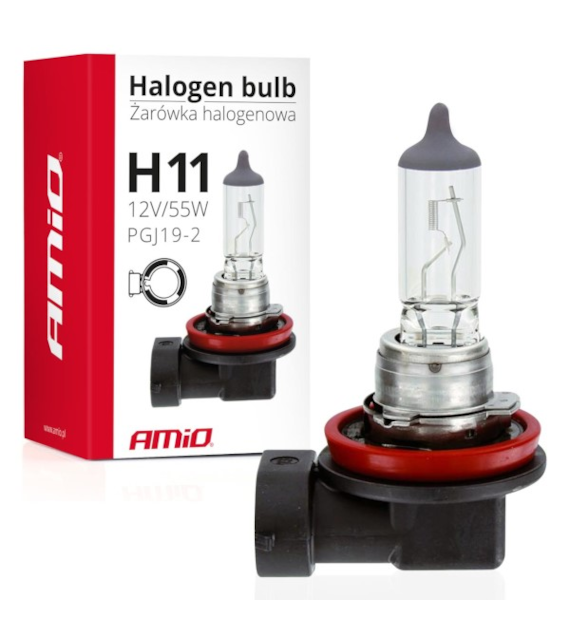 Żarówka 12V H11  55W  AMIO *01159*
