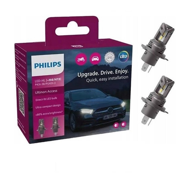 Żarówka Philips 12V 20W LED H4/H19  P43t-38/PU43t-3 6000K