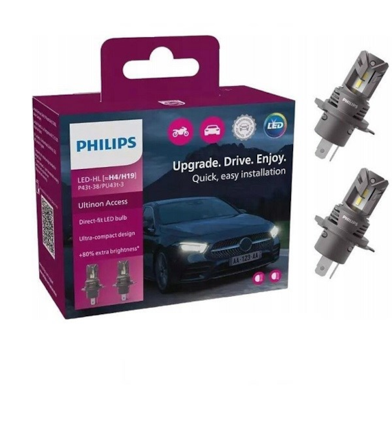 Żarówka Philips 12V 20W LED H4/H19  P43t-38/PU43t-3 6000K