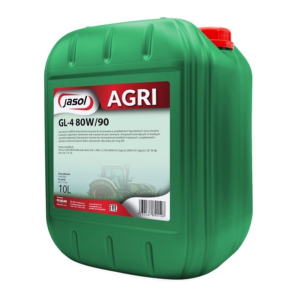 Olej JASOL AGRI GL-4 80w/90  10l
