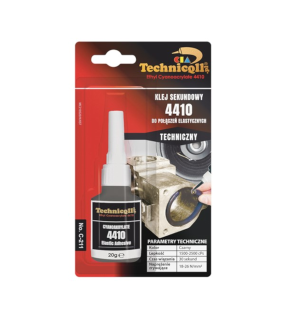 TECHNICQLL- Klej Sekundowy Elastyczny 4410 20g