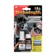 TECHNICQLL- Klej Sekundowy techniczny z aktywatorem 8g+8ml