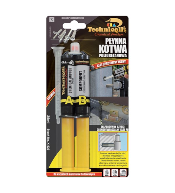 TECHNICQLL- Płynna kotwa poliuretanowa 25ml