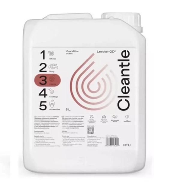 CLEANTLE Leather QD - quick detailer do skóry 5l WW qq