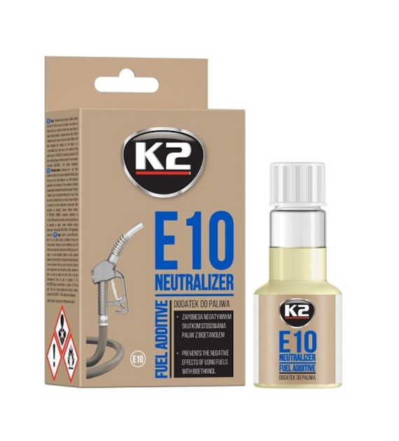 K2 Dodatek do paliwa E10 NEUTRALIZER koncentrat 50ml   (T325) (op. 12szt)