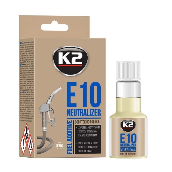 K2 Dodatek do paliwa E10 NEUTRALIZER koncentrat 50ml   (T325) (op. 12szt)