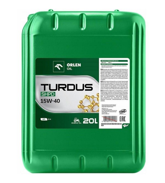 Olej Turdus 20l  (15W/40) ORLEN