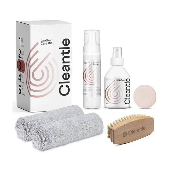 CLEANTLE Leather Care Kit- zestaw do czyszczenia tapicerki skórzanej