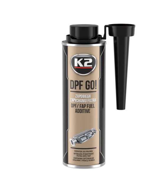 K2 Dodatek do czyszczenia filtra DPF GO 250ml   (T319) (op. 6szt)