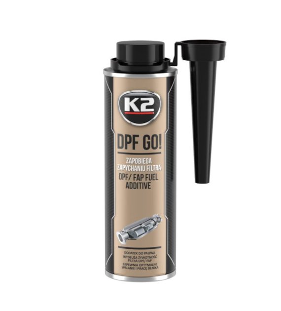 K2 Dodatek do czyszczenia filtra DPF GO! 250ml   (T319) (op. 6szt)