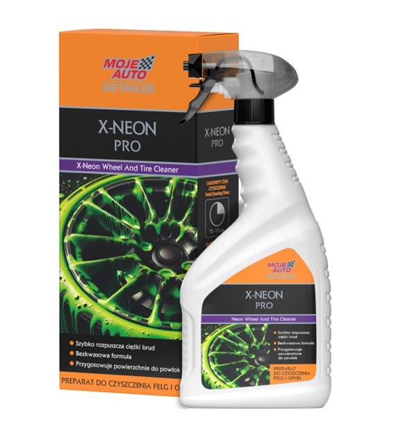 Moje Auto Detailer X-NEON PRO preparat do czyszczenia felg i opon 750ml (op. 8szt) (19-676)