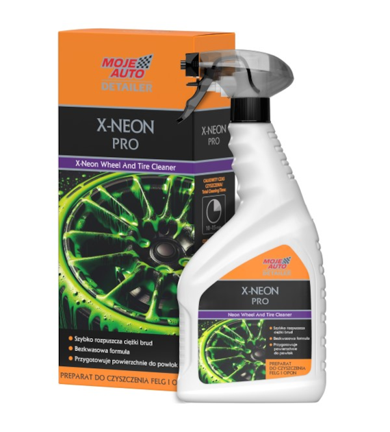 Moje Auto Detailer X-NEON PRO preparat do czyszczenia felg i opon 750ml (op. 8szt) (19-676)