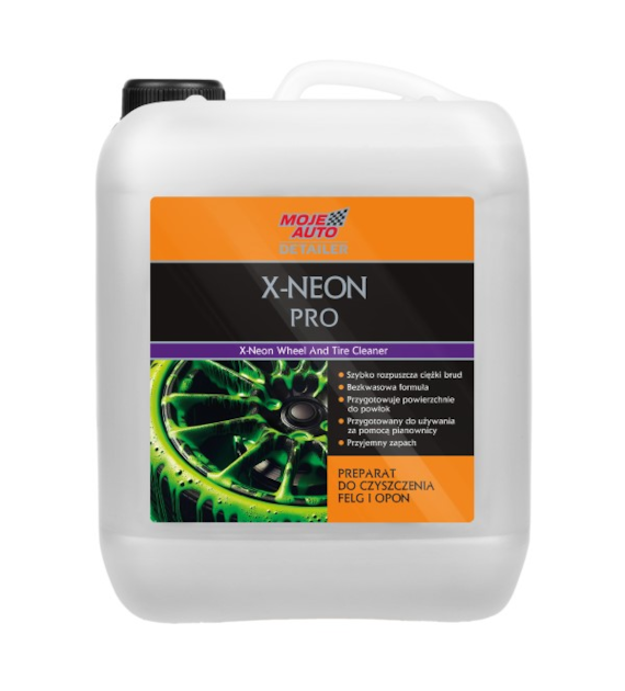 Moje Auto Detailer X-NEON PRO preparat do czyszczenia felg i opon 5l (19-677)