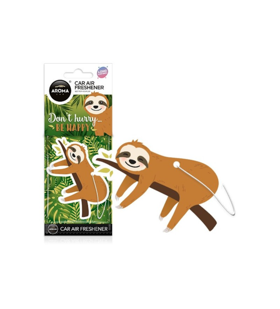 Zapach AROMA CAR Animals Cellulose SLOTH DAISY *  *MTMC834014* (op. 24szt)