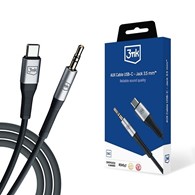 AKC. 3MK AUX Cable USB-C - Jack 3,5 mm