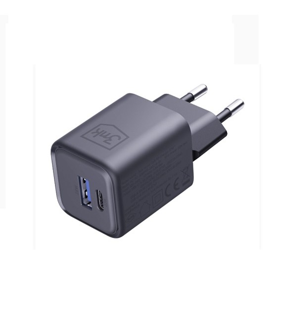 AKC. 3MK Ładowarka sieciowa Hyper Charger PD 33W GaN QC4+ Black