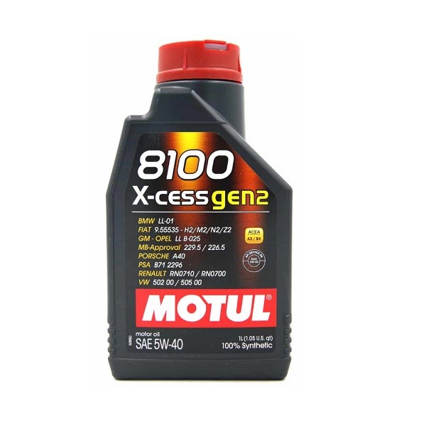 Olej Motul 8100 X-CESS gen-2 5W/40 1L