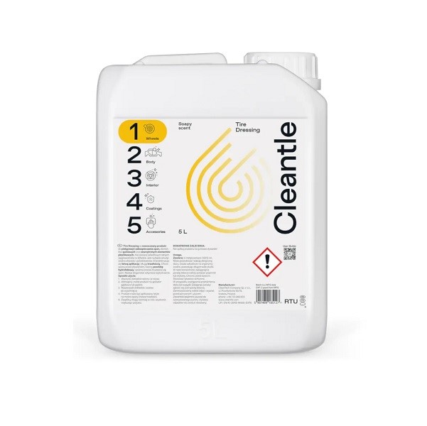 CLEANTLE EasyOne QD  - quick detailer do lakieru 5l