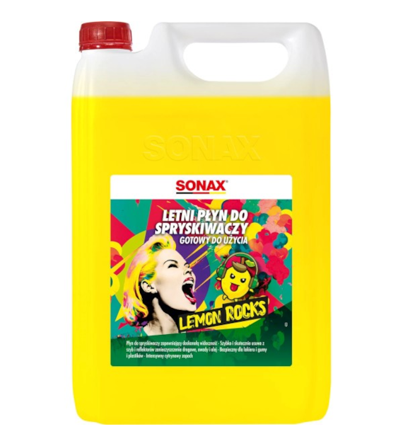 Płyn do sprysk.SONAX Letni Lemon Rocks 4L *160405*