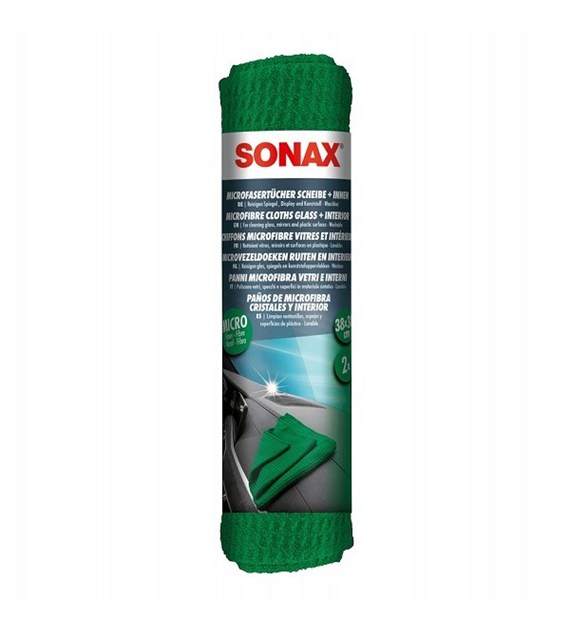 SONAX mikrofibra do szyb 2szt  (498441)