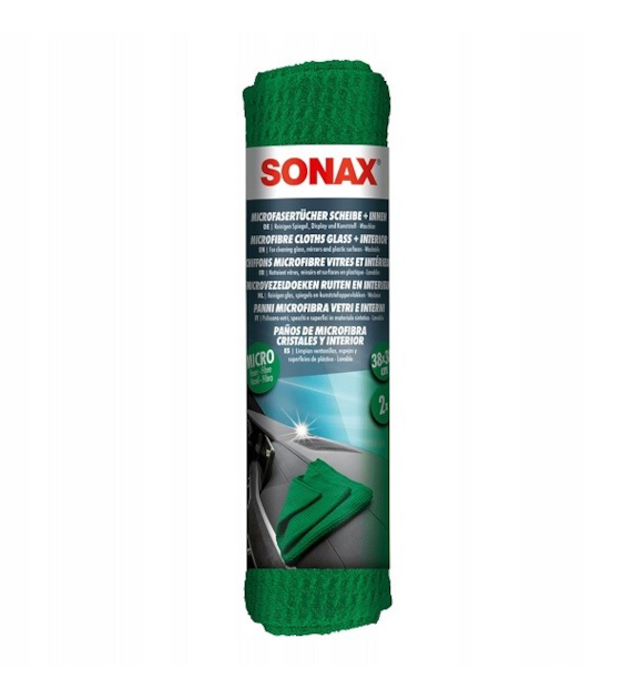 SONAX mikrofibra do szyb 2szt  (498441)
