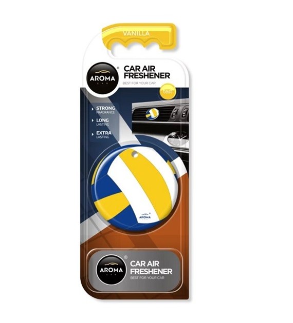 Zapach AROMA CAR Polymer Sport VOLLEYBALL VANILLA  *114633* (op. 14szt)