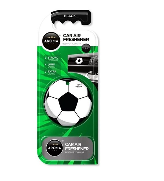 Zapach AROMA CAR Polymer Sport FOOTBALL BLACK  *114664* (op. 14szt)